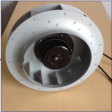 Aluminum Die Cast Ec Centrifugal Exhaust Fan Blower Backward Curved 280*50 mm