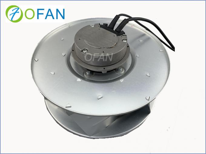 High Pressure Centrifugal Backward Curved Fan / EC Industrial Fan Blower