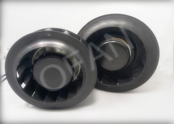 190mm Backward Curved DC Centrifugal Fan For Electronic Cabinet Cooling
