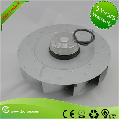 Low Noise 220VAC Backward Curved Centrifugal  Blower Fan Insulation Class B 250mm