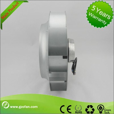 Low Noise 220VAC Backward Curved Centrifugal  Blower Fan Insulation Class B 250mm