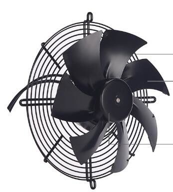 Low Power Ec Axial Fan Steel Frame Closed Cooling Tower Air Blower Fan