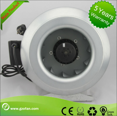 4"EC  In-Line Centrifugal  Fan Hydroponics  Sheet Steel Ceiling Wall Mount