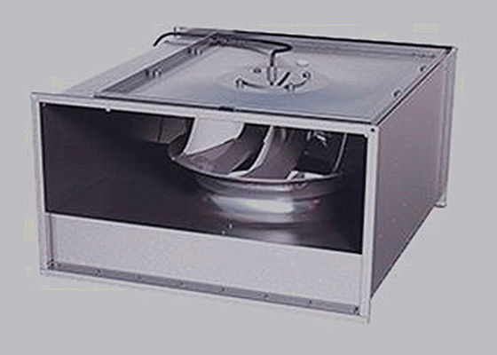Square Rectangular Duct Fan Galvanized Steel Low Noise For Central Asia HVAC Ventilation