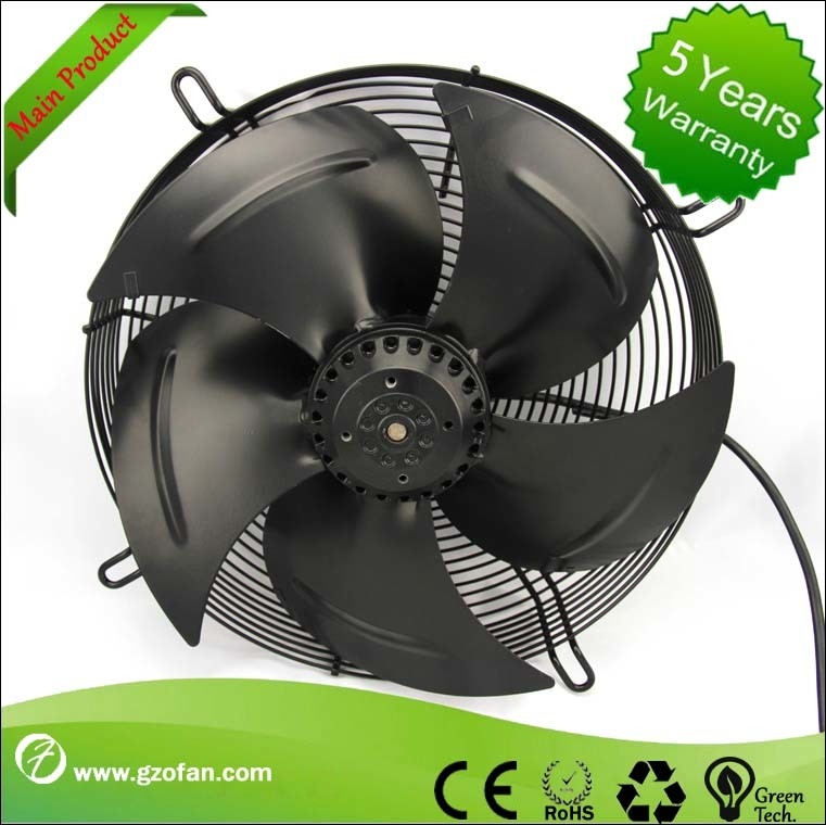 Equipment Cooling AC Industrial Exhaust Fans With Metal Impeller High Speed