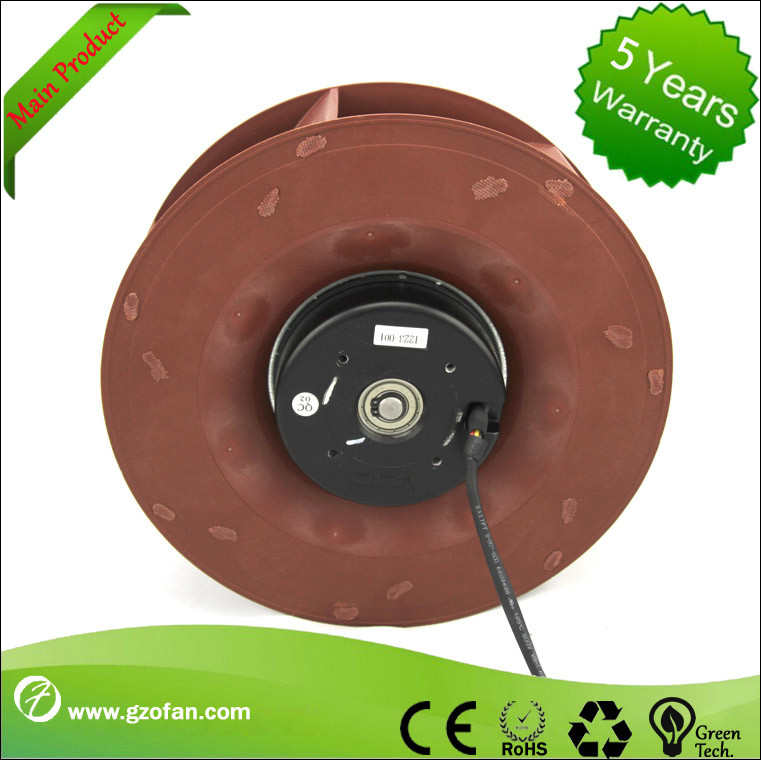 Backward Inclined Industrial Blower Fans / DC Centrifugal Blower PA66 Material