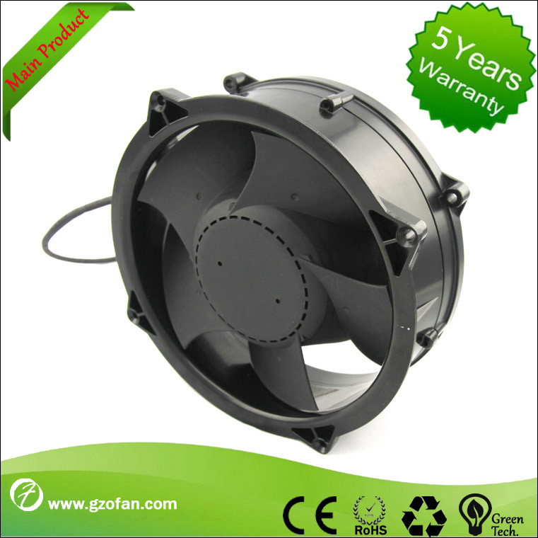 933m3/H 4600RPM Ventilation DC Axial Fan Speed Control