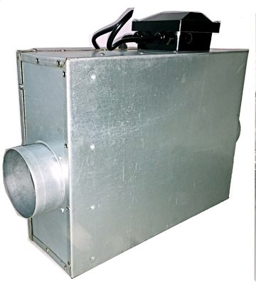 Industrial Square Duct Booster Fan , Inline Duct Fan Quiet For Ventilation