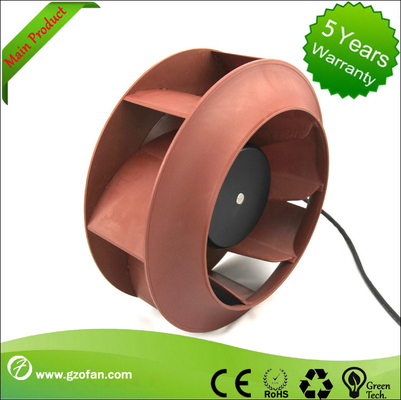 Stable Airflow Backward Inclined Centrifugal Fan , Curved Extractor Fan 1.2A