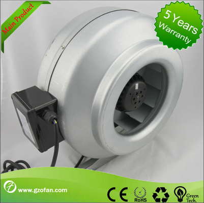 125mm Ventilation In-line Metal Inline Fan Centrifugal Air Blower