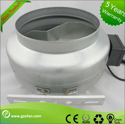 Professional Centrifugal Inline Fan With Plastic Shell 230V 150mm