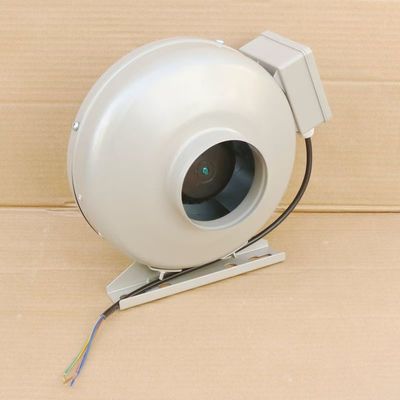 Round Low Noise Waterproof EC-AC IP55 E 230VAC IP55 250mm Duct Fan For Heat Pump